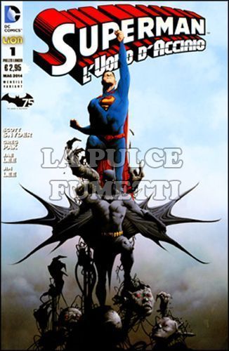 SUPERMAN L'UOMO D'ACCIAIO COFANETTO NEW 52 #     1
